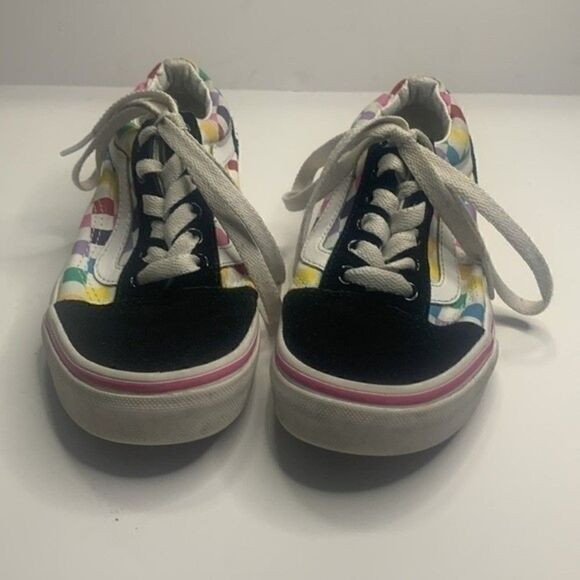 Rainbow Check Vans Sneakers - Picture 3 of 6